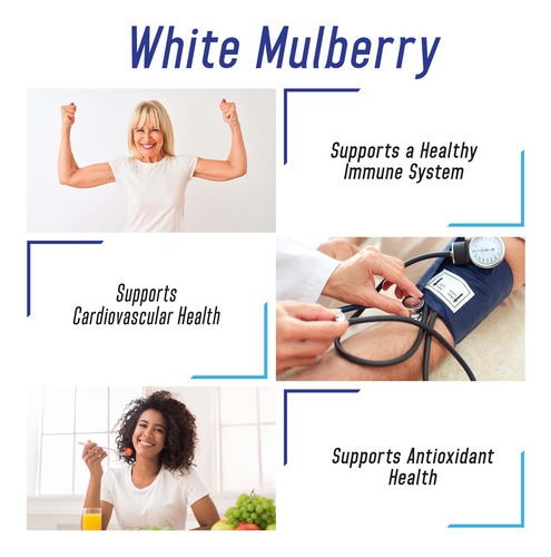 Suplemento We Like Vitamins White Mulberry 1000mg 200 Capsul - Imagem 3