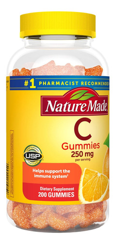 Vitamina C 250 Mg Nature Made 200 Gomas - Imagem 4