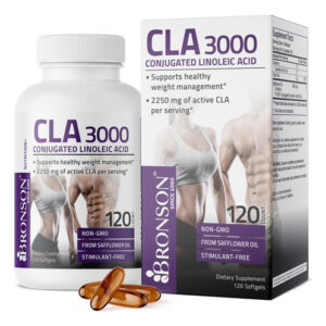 Suplemento Bronson Cla 3000 Extra High Potency 120 Cápsulas