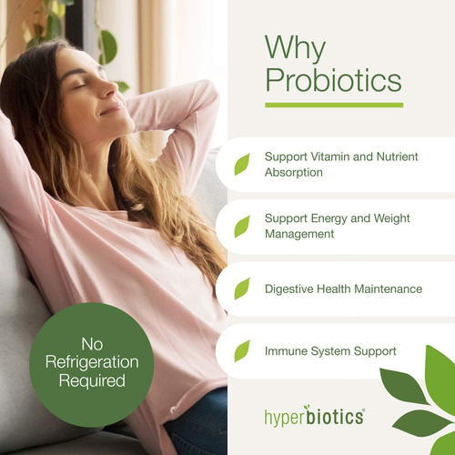 Suplemento Hyperbiotics Pre Pro Vegan Probióticos 60 Bilhões - Imagem 5