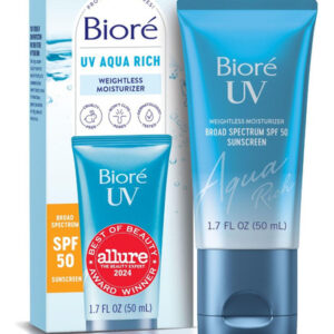 Bioré Bioré Uv Aqua Rich Hidratante Facial Fps 50, Sem Óleo