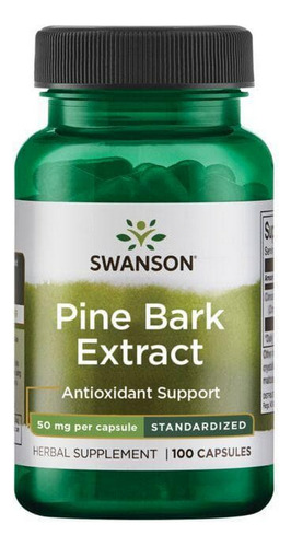 Extrato De Casca De Pinheiro 50 Mg 100 Cápsulas Da Swanson V - Imagem 2