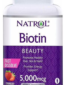 Biotina 5000mcg Natrol 250 Comprimidos De Dissolução Rápida