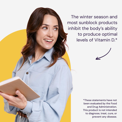 Suplemento Healthy Origins Vitamina D3 10.000 Ui 120 Cápsula - Imagem 6