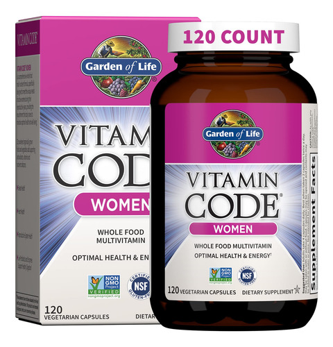 Multivitamínico Garden Of Life Vitamin Code Para Mulheres 12