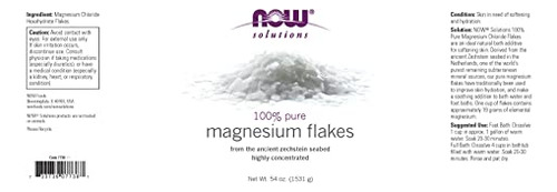 Flocos De Magnésio Now Solutions 1,6 Kg 100% Puro Zechstein - Imagem 2
