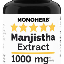 Monoherb Manjistha 1000 Mg - 90 Cápsulas Vegetarianas - Extr