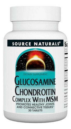 Complexo De Glucosamina E Condroitina Com Msm 30 Comprimidos