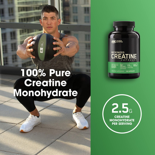Suplemento Optimum Nutrition Creatina Micronizada 2500mg 100 - Imagem 3