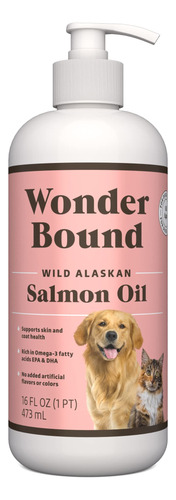 Suplemento Wonder Bound Wild Alaskan Salmon Oil 473ml Para C