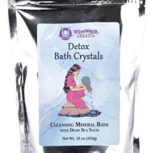 Cristais De Banho Detox De 16 Onças Da Wise Ways Herbals