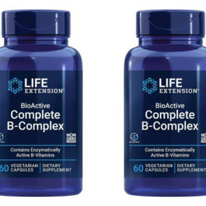 Life Extension Complete B Complex 60 Cápsulas Pack Com 2