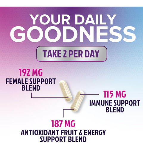 Multivitamínico Nature"s Nutrition Women Daily 60 Cápsulas - Imagem 3