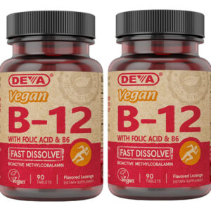 Suplemento Deva Vegan Vitamin B12 1000 Mcg 90 Comprimidos, P