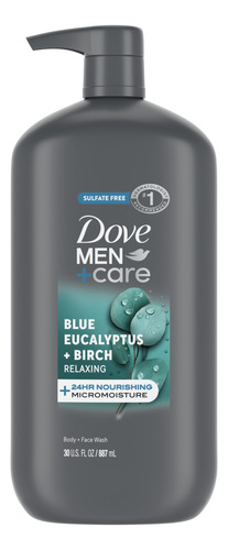 Sabonete Corporal E Facial Dove Men + Care Relaxing 887ml