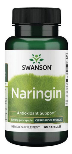 Bioflavonóide Cítrico Naringin 500 Mg 60 Cápsulas Da Swanson