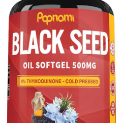 Suplemento De Óleo De Semente Preta Papnami Premium 500mg 90