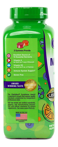 Multivitamínico Vitafusion Multivites 260 Gomas - Imagem 6