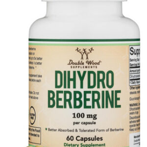 Suplemento De Diidroberina De Madeira Dupla 100mg 60 Cápsula