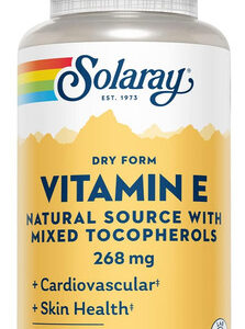 Vitamina E Solaray 400ui 50 Cápsulas
