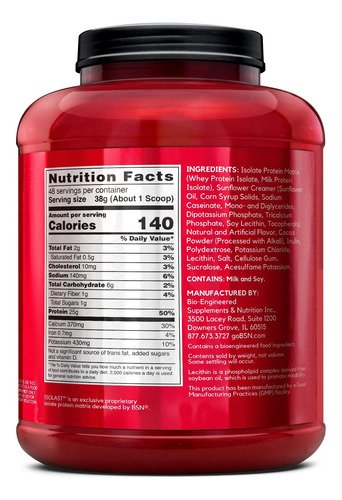 Bsn Syntha-6 Isolar Proteína Em Pó, Proteína De Manteiga De - Imagem 8