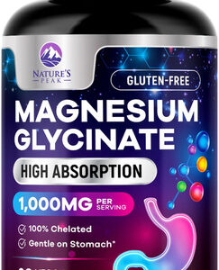 Suplemento Nature&quots Peak Pure Magnésio Glicinato 1000mg