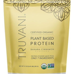 Proteína Vegetal Orgânica Em Pó, Banana E Canela, 11,1 Onças