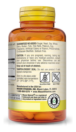 Suplemento Mason Natural Milk Thistle/cranberry 60 Cápsulas - Imagem 3