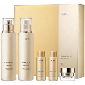 Conjunto De Cuidados Com A Pele Iope Super Vital Antienvelhe