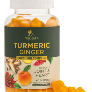 Suplemento Gummies Nature&quots Nutrition Turmeric W/ Ginger 60