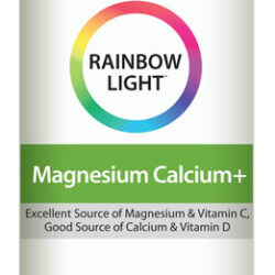 Suplemento Rainbow Light Magnesium Calcium 180 Comprimidos