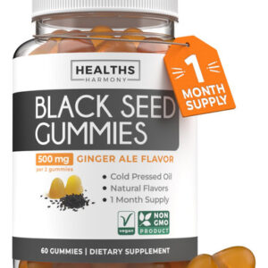 Suplemento Healths Harmony Black Seed Oil Gummies 60 Unidade