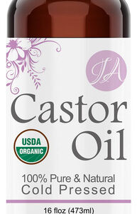 Soluções Curativas De Óleo De Rícino 473ml Orgânico Prensado