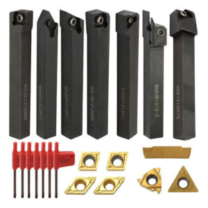 Para 21 Peças 1/2 12mm Porta-ferramenta De Torneamento Com /