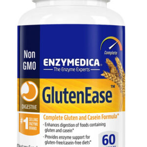 Suplemento Enzymedica Glutenease Digestive Aid 60 Cápsulas