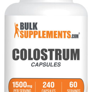 Suplemento De Colostro Bulksupplements.com 240 Cápsulas