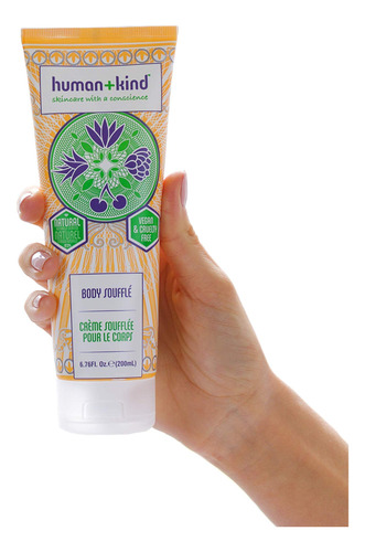 Creme Corporal Human+kind Body Souffle Tube, Pacote De 200 M - Imagem 3