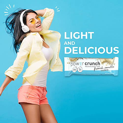Barras De Proteína De Soro De Leite Power Crunch, Lanches Ri - Imagem 3