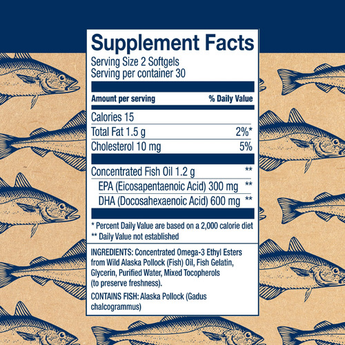 Suplemento Wiley"s Finest Wild Alaskan Fine Prenatal Dha - Imagem 2