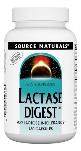 Lactase Digest 180 Vcaps By Source Naturals - Imagem 2
