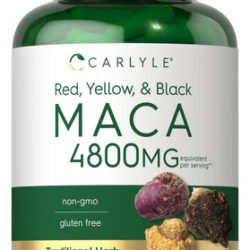 Suplemento Carlyle Maca Root 4800mg 180 Cápsulas