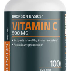 Suplemento Bronson Vitamina C 500mg 100 Comprimidos Vegetari
