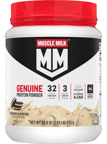 Proteina Em Pó Muscle Milk Cookies N Crème