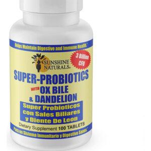 Suplemento Sunshine Naturals Super Probiotics 100 Cápsulas