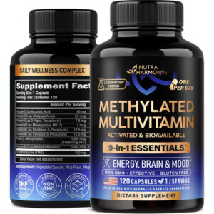 Suplemento Multivitamínico Metilado Nutraharmony 120 Cápsula