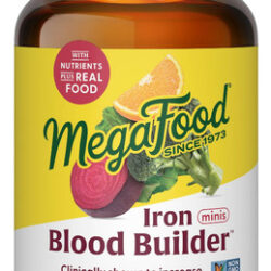 Suplemento De Ferro Megafood Blood Builder Minis 72 Comprimi
