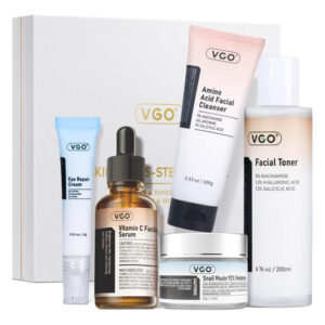 Conjunto De Cuidados Com A Pele Vgo, Kit De Rotina De Até