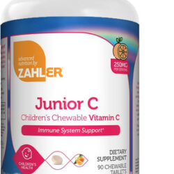 Suplemento Zahler Junior Vitamina C 250 Mg 90 Mastigaveis