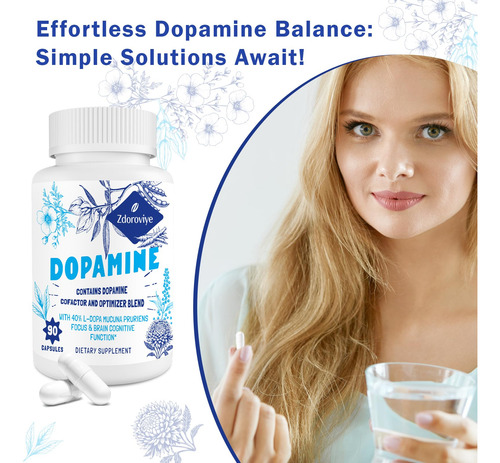 Suplementos De Dopamina Zdoroviye Com 500 Mg De Mucuna Pruri - Imagem 7