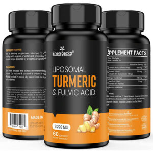 Suplemento Energecko Curcuma Lipossomal Curcumina 2000mg
